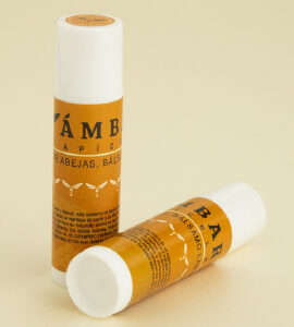 Bálsamo labial con cera de abeja