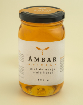 Miel de abejas pura (480 gr)